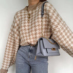 Load image into Gallery viewer, 'Stirling' Houndstooth Sweater