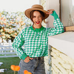 Load image into Gallery viewer, 'Stirling' Houndstooth Sweater