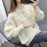 Load image into Gallery viewer, 'Faye' Pink Floral Balloon Sleeves Jumper - Velantris