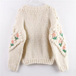 Load image into Gallery viewer, 'Flora' Embroidered Cardigan - Velantris