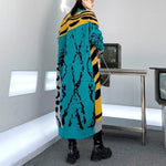 Load image into Gallery viewer, 'Jessy' Mixed Animal Prints Sweater Dress - Velantris