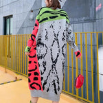 Load image into Gallery viewer, 'Jessy' Mixed Animal Prints Sweater Dress - Velantris