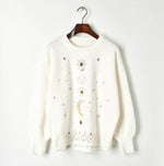 Load image into Gallery viewer, 'My Moon and Stars' Embroidered Jumper