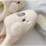 Load image into Gallery viewer, Fluffy Koala Slippers