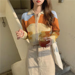 Load image into Gallery viewer, 'Tequila Sunrise' Cropped Cardigan