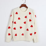 Load image into Gallery viewer, 'Love is in the Air' Heart Print Jumper