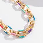 Load image into Gallery viewer, Colourful Chain Necklace
