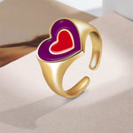 Load image into Gallery viewer, Double Heart Ring