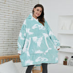 Load image into Gallery viewer, 'Fluffie' Tie Dye Print Giant Hoodie with Sherpa Lining