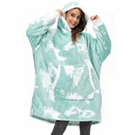 Load image into Gallery viewer, 'Fluffie' Tie Dye Print Giant Hoodie with Sherpa Lining