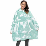 Load image into Gallery viewer, 'Fluffie' Tie Dye Print Giant Hoodie with Sherpa Lining