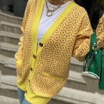 Load image into Gallery viewer, 'Sofia' Diamond Print Cardigan