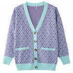 Load image into Gallery viewer, 'Sofia' Diamond Print Cardigan