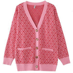Load image into Gallery viewer, 'Sofia' Diamond Print Cardigan