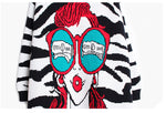 Load image into Gallery viewer, 'Charle's Wonder' Zebra Print Jumper Dress