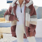 Load image into Gallery viewer, 'Lara' Fluffy Fleece Hooded Jacket
