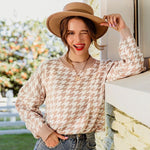 Load image into Gallery viewer, 'Stirling' Houndstooth Sweater