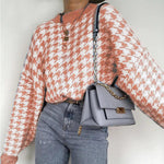 Load image into Gallery viewer, 'Stirling' Houndstooth Sweater - Velantris