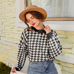 Load image into Gallery viewer, 'Stirling' Houndstooth Sweater - Velantris