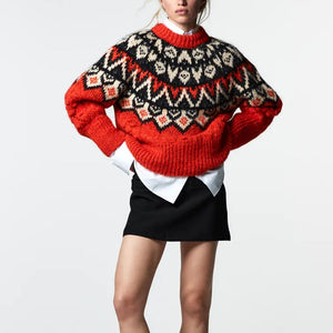 'Meribel' Jacquard Jumper