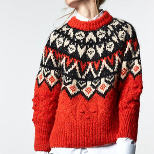 'Meribel' Jacquard Jumper