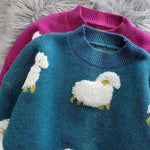 Load image into Gallery viewer, &#39;Counting Sheep&#39; Knit Sweater - Velantris
