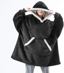 'Fluffie' Giant Hoodie with Sherpa Lining - Velantris