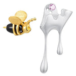 Load image into Gallery viewer, &#39;Honey Bee&#39; Handmade Gold Plated Earrings - Velantris
