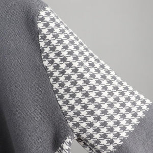 Houndstooth Details Fine Knit Loungewear Set - Velantris