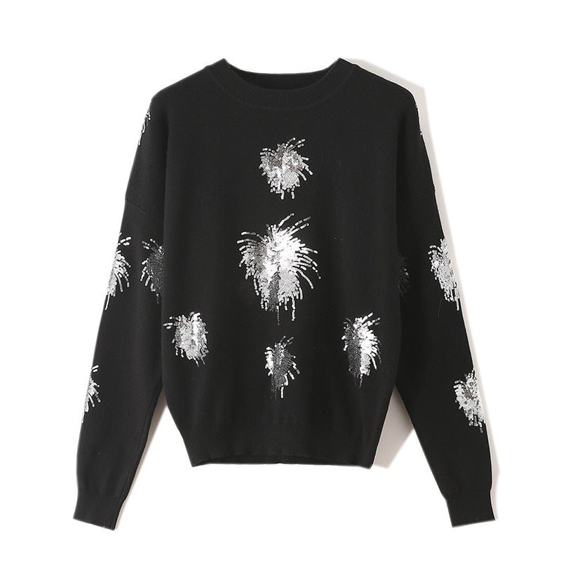 'Fireworks' Sequined Jumper