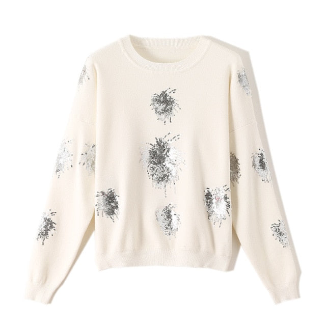 'Fireworks' Sequined Jumper