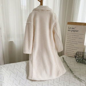 'Nora' Long Teddy Coat