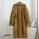 Load image into Gallery viewer, &#39;Nora&#39; Long Leopard Print Teddy Coat
