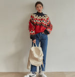 Load image into Gallery viewer, &#39;St. Moritz&#39; Jacquard Jumper
