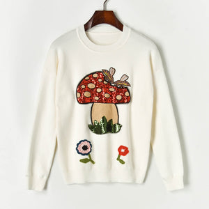 Sequined Mushroom Jumper