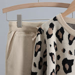 Load image into Gallery viewer, &#39;Cecilia&#39; Fine Knit Leopard Print Loungewear Set
