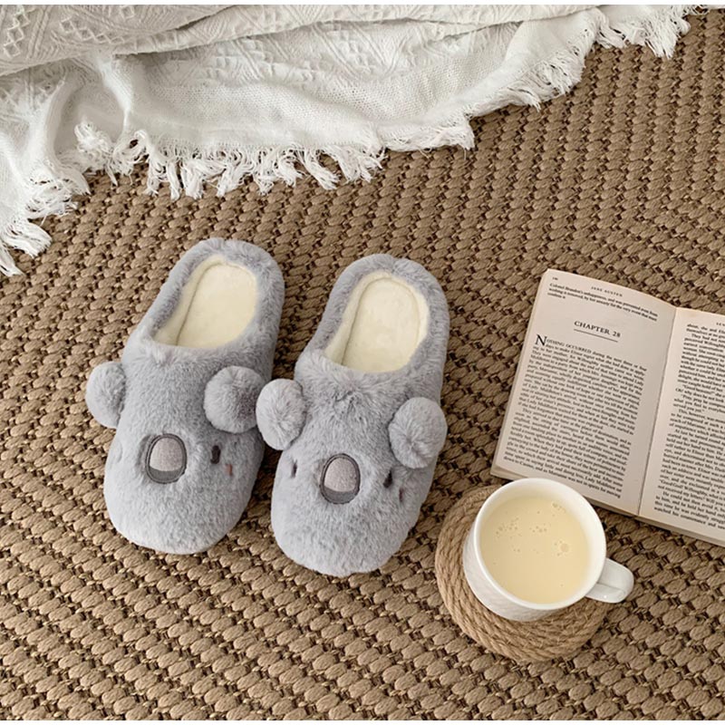 Fluffy Koala Slippers