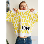 Load image into Gallery viewer, &#39;With Love&#39; Cotton Jumper
