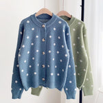 Load image into Gallery viewer, &#39;Lilly&#39; Polka Dot Cardigan
