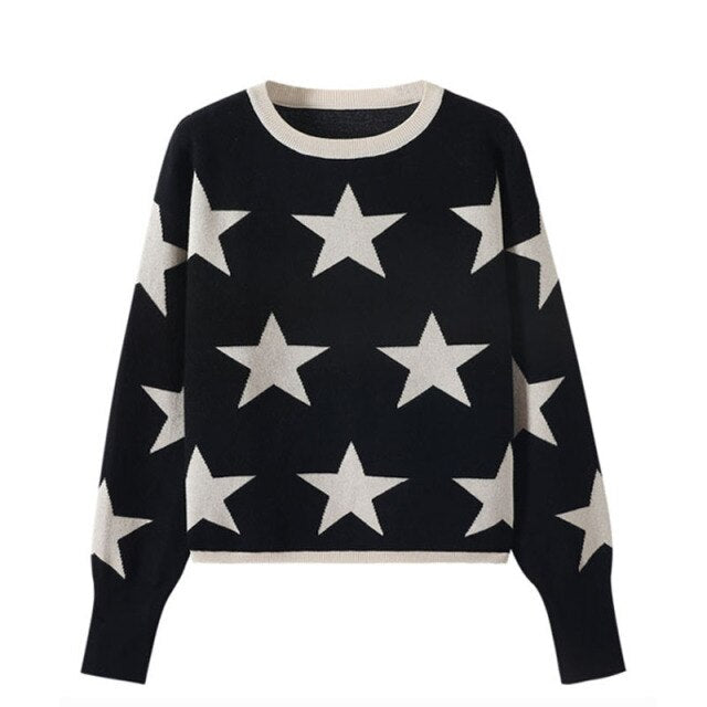 'Night Sky' Star Printed Jumper