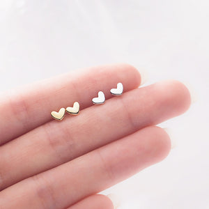 Tiny Love Heart Earrings