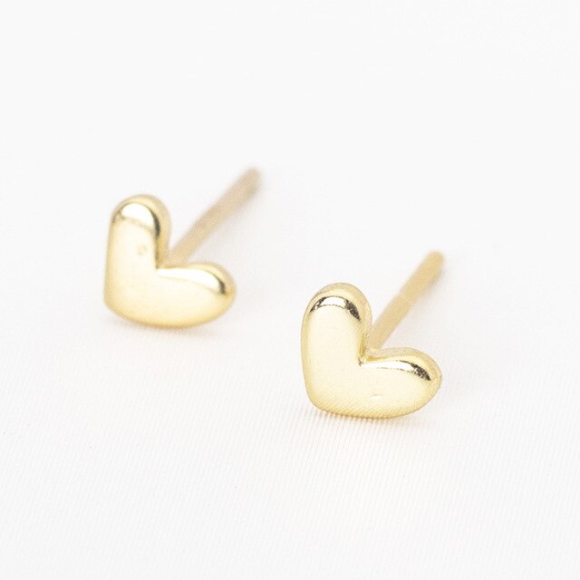 Tiny Love Heart Earrings