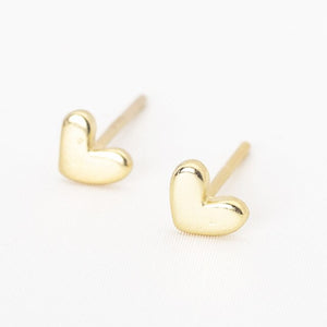 Tiny Love Heart Earrings