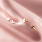 Load image into Gallery viewer, Tiny Love Heart Earrings
