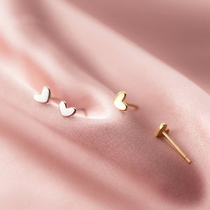 Tiny Love Heart Earrings