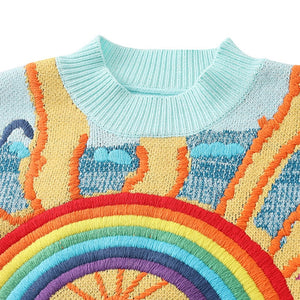 'Smile' Landscape Print Jumper