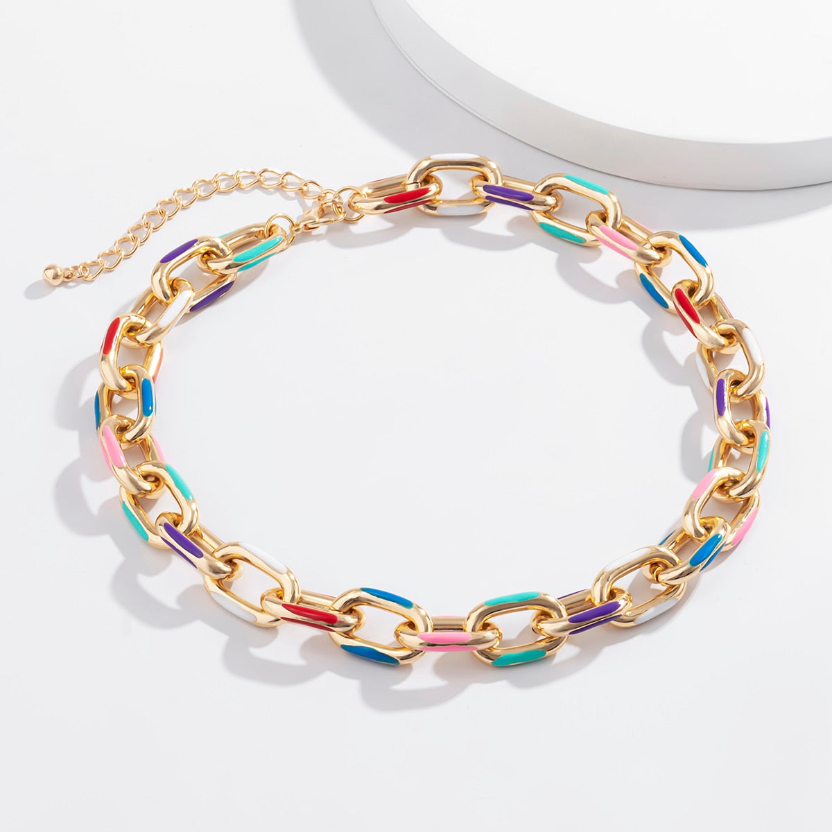 Colourful Chain Necklace