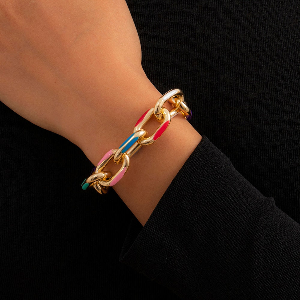 Colourful Chain Bracelet