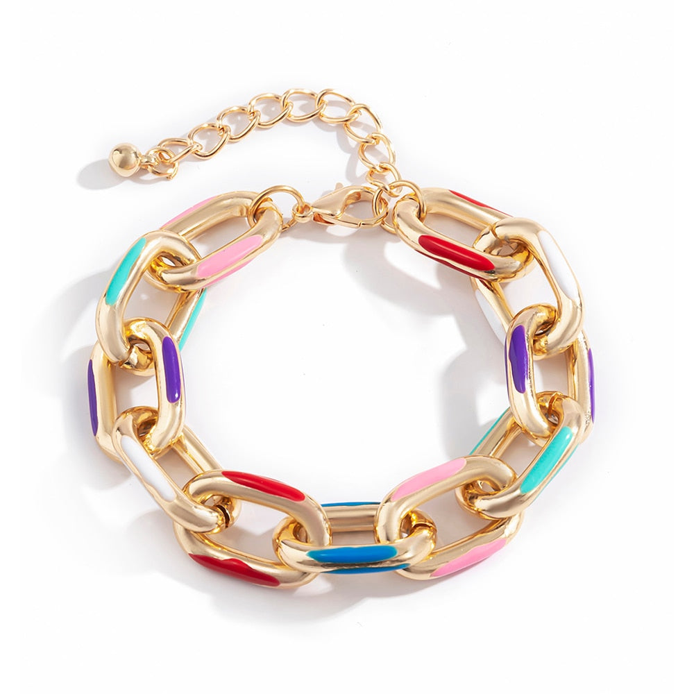 Colourful Chain Bracelet