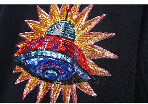 'Hollywood' Sequined UFO Jumper